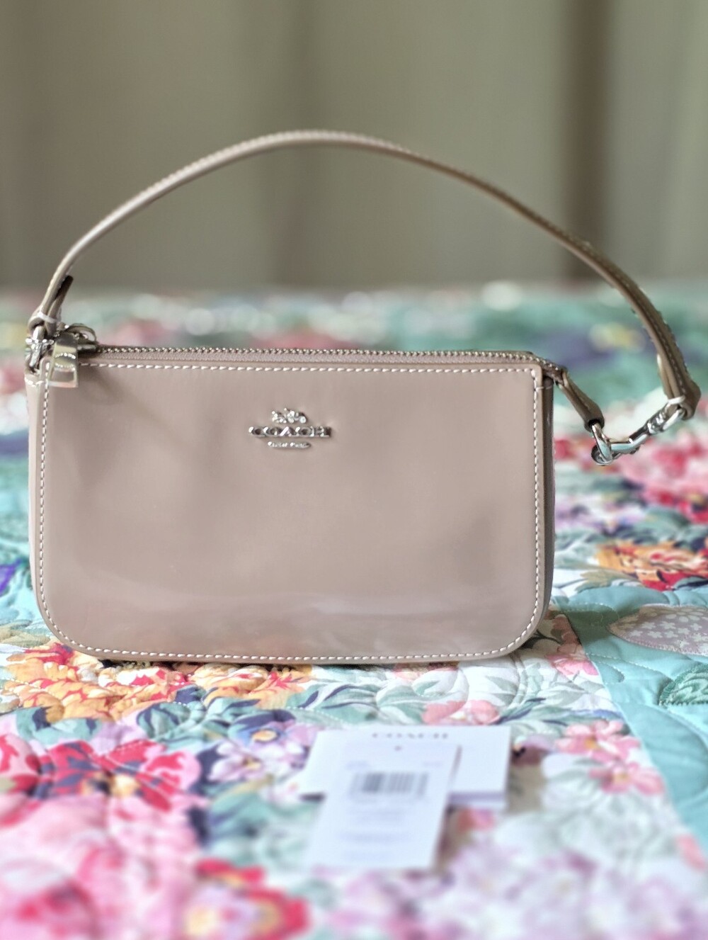*NWT* COACH Glossy Nolita 19 Bag In Clay